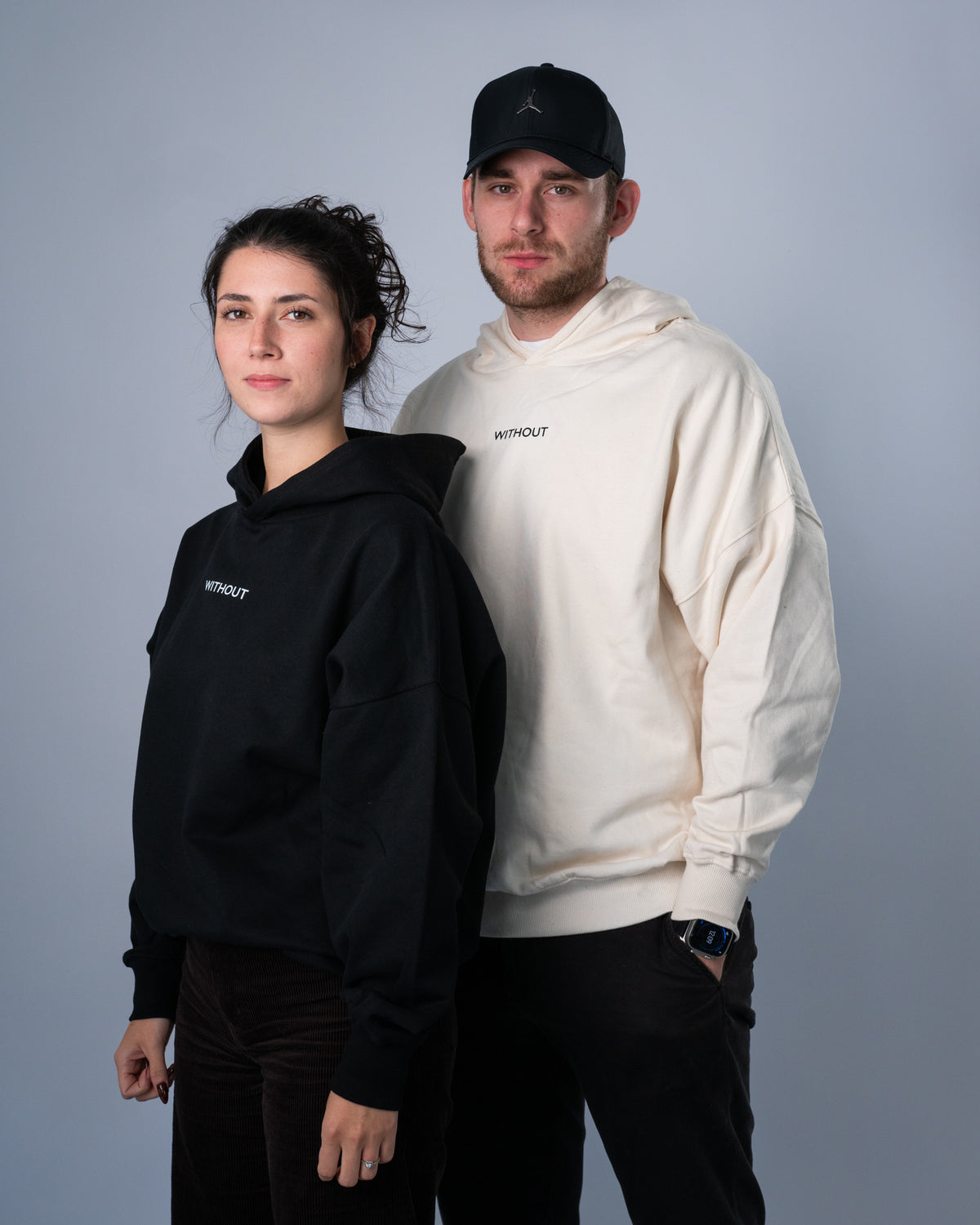 Contrast Hoodie - Midnight