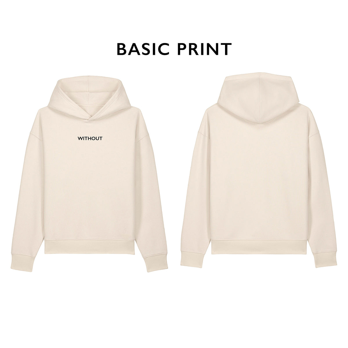 Contrast Hoodie - Sand