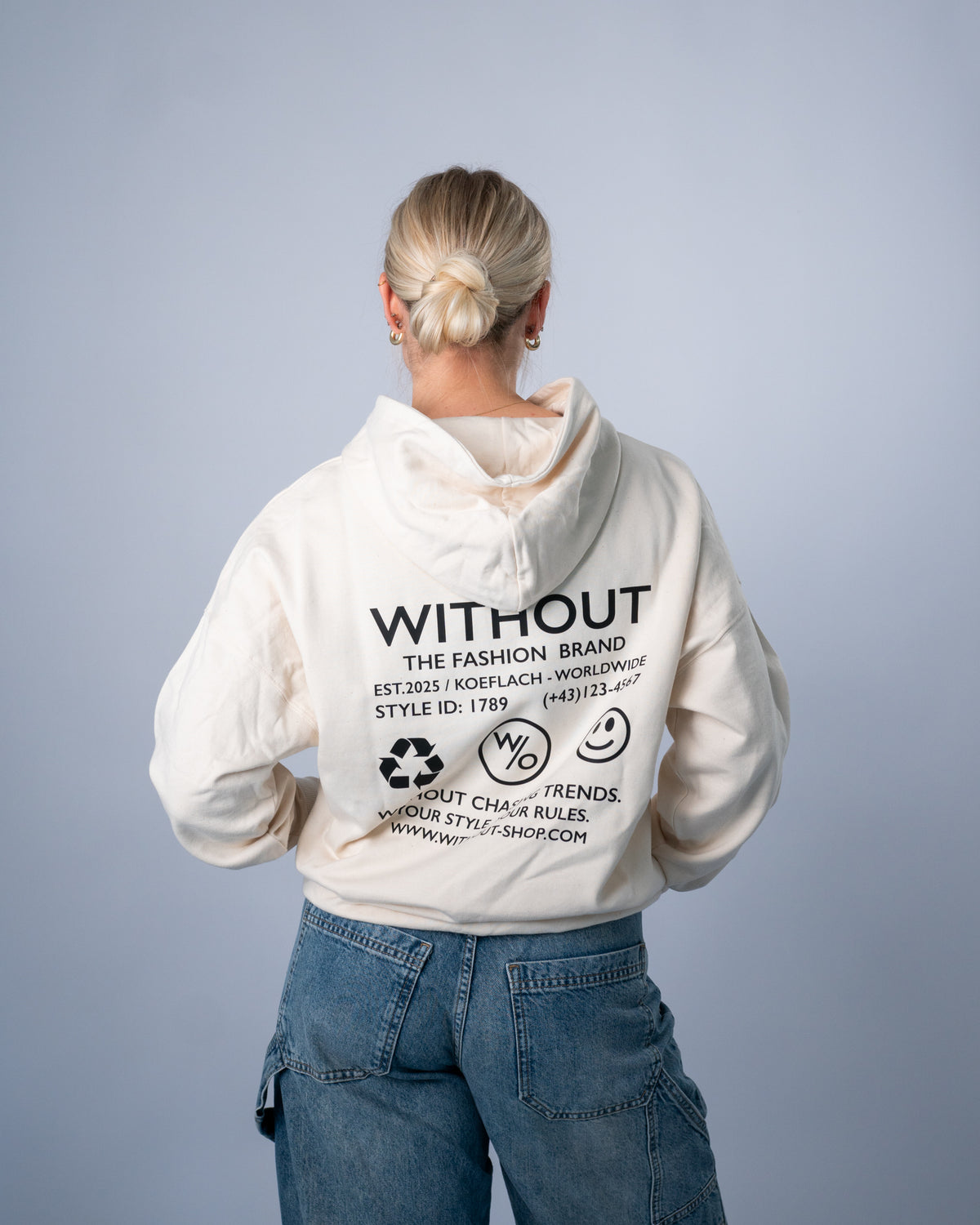 Contrast Hoodie - Sand