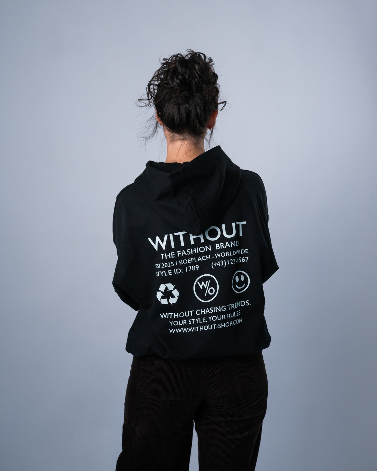 Contrast Hoodie - Midnight