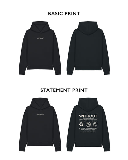 Contrast Hoodie - Midnight
