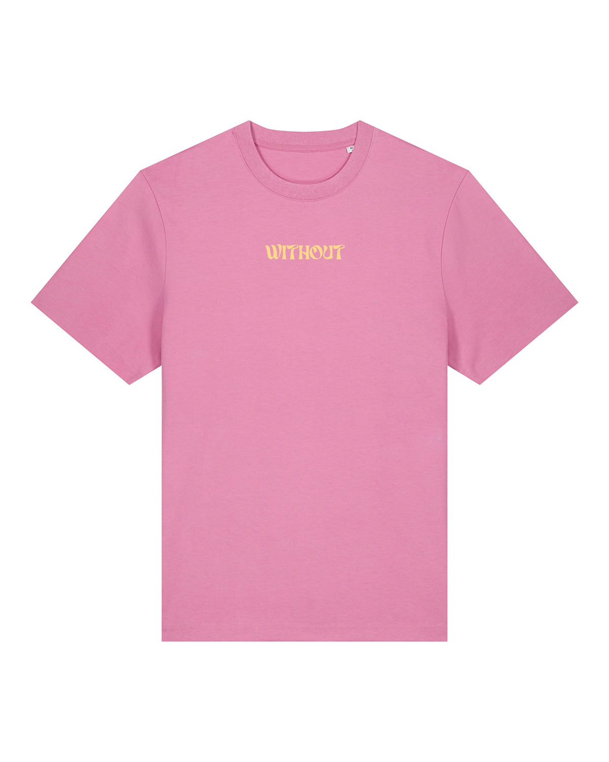 WITHOUT T-Shirt Bubblegum Front