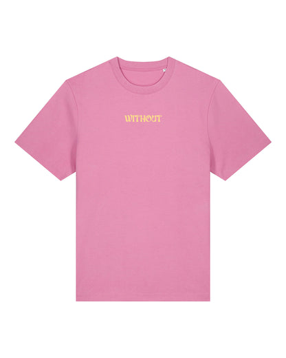 WITHOUT T-Shirt Bubblegum Front