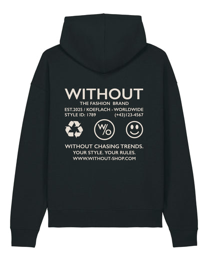 Contrast Hoodie - Midnight