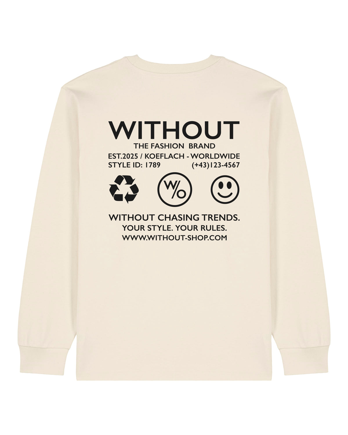 Contrast Longsleeve - Sand