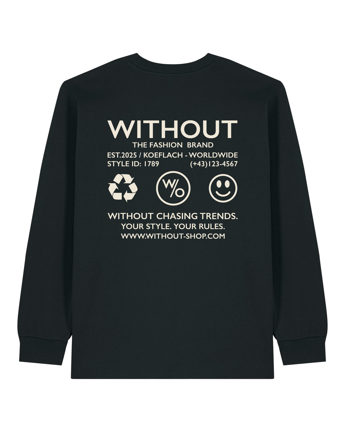 Contrast Longsleeve - Midnight