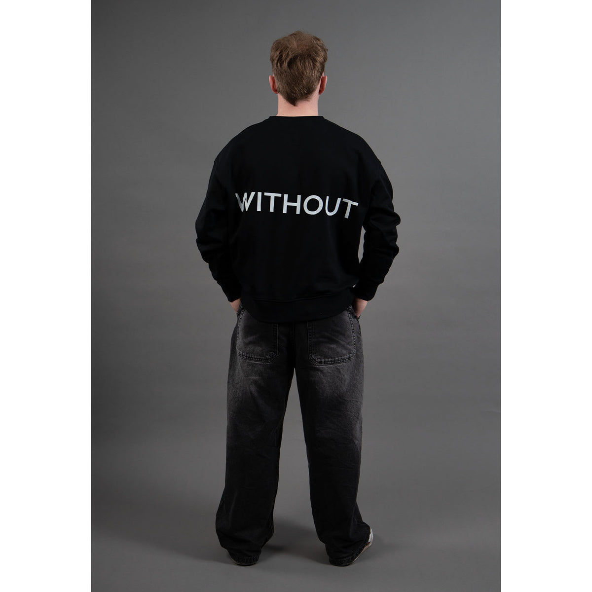 Contrast Sweater - Midnight