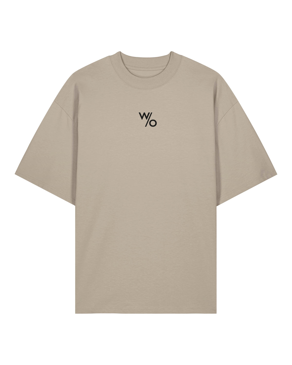WITHOUT Flatly Statement T-Shirt Stone Front