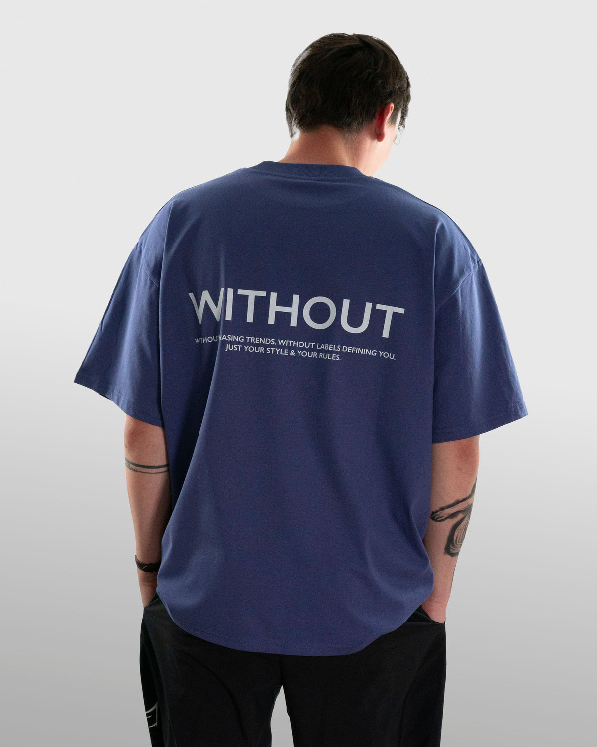 WITHOUT_Statement_T-Shirt_Dusk_back