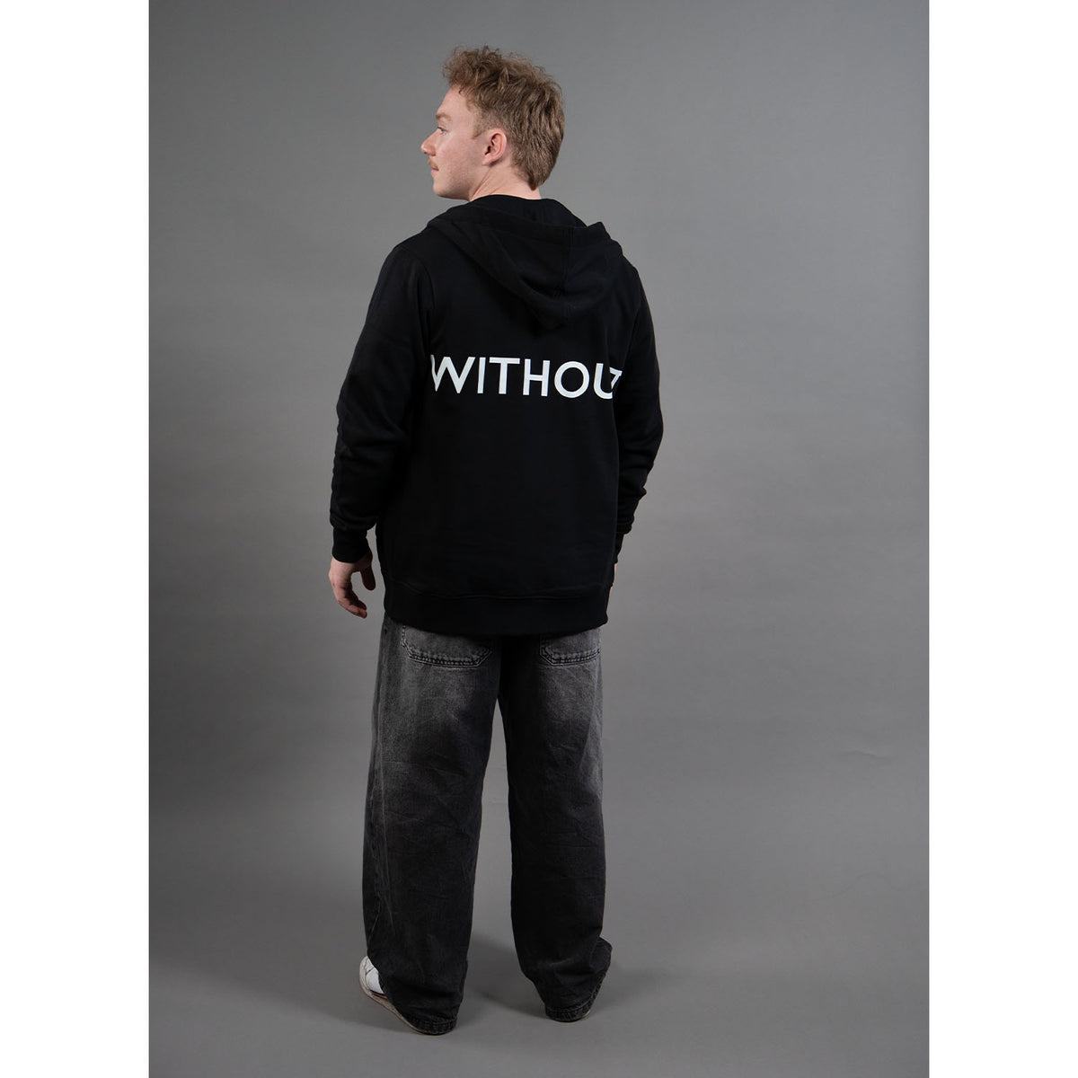 Contrast Zipper - Midnight